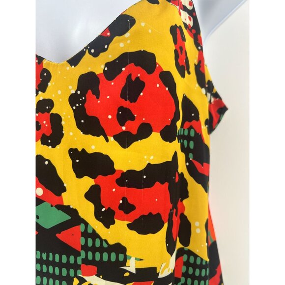 Averie‎ M Sleep Harlow Animal Print V-Neck Night Dress Lounge Slip Dress - Picture 10 of 11